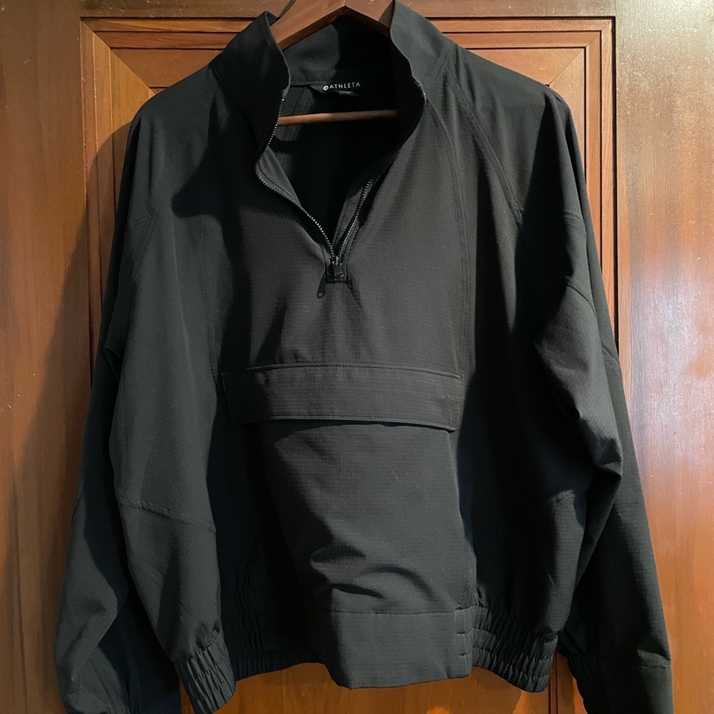 Athleta Black Half-Zip Pullover - image 1